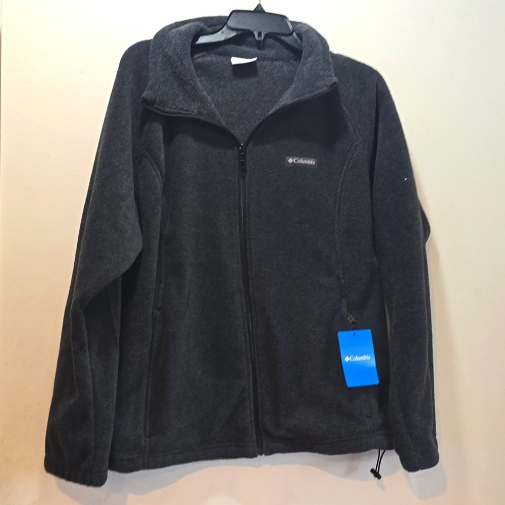 Columbia - Woman's Charcoal Zip-Up Fleece - 2X - NWT